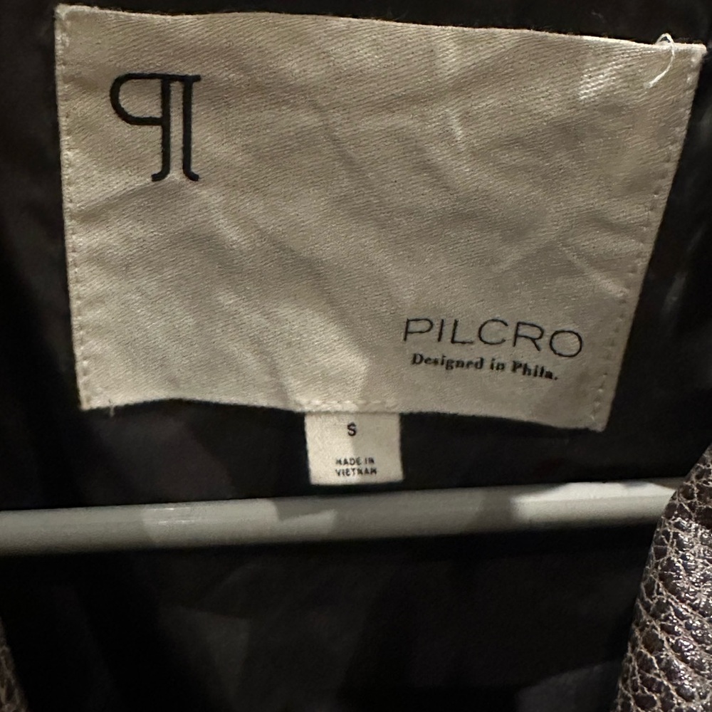 Pilcro Faux Leather Jacket size SMALL - Picture 6 of 9